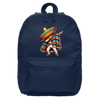 Dabbing Mexican Poncho Cinco De Mayo 16 in Basic Backpack