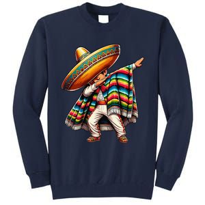 Dabbing Mexican Poncho Cinco De Mayo Tall Sweatshirt