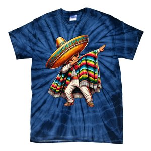 Dabbing Mexican Poncho Cinco De Mayo Tie-Dye T-Shirt