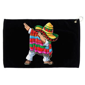 Dabbing Mexican Poncho Cinco De Mayo Short Sleeve Sombrero Dab Grommeted Golf Towel