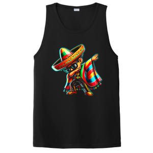 Dabbing Mexican Poncho Cinco De Mayo PosiCharge Competitor Tank