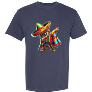 Dabbing Mexican Poncho Cinco De Mayo Garment-Dyed Heavyweight T-Shirt