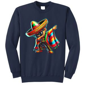 Dabbing Mexican Poncho Cinco De Mayo Sweatshirt