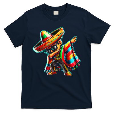 Dabbing Mexican Poncho Cinco De Mayo T-Shirt