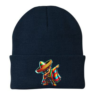 Dabbing Mexican Poncho Cinco De Mayo Beanie