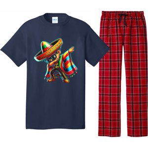 Dabbing Mexican Poncho Cinco De Mayo Pajama Set