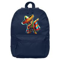 Dabbing Mexican Poncho Cinco De Mayo 16 in Basic Backpack