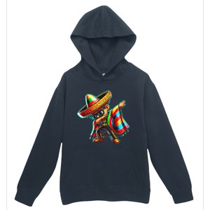 Dabbing Mexican Poncho Cinco De Mayo Urban Pullover Hoodie