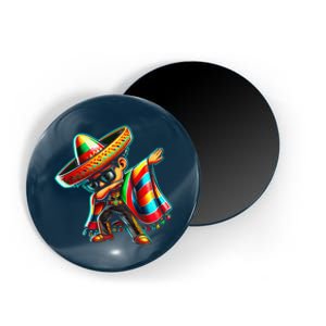 Dabbing Mexican Poncho Cinco De Mayo Magnet