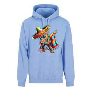 Dabbing Mexican Poncho Cinco De Mayo Unisex Surf Hoodie