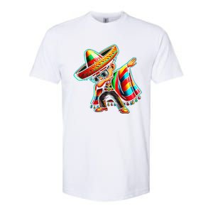 Dabbing Mexican Poncho Cinco De Mayo Softstyle CVC T-Shirt