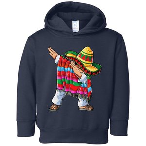 Dabbing Mexican Poncho Cinco De Mayo Sombrero Dab Toddler Hoodie