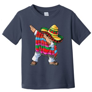 Dabbing Mexican Poncho Cinco De Mayo Sombrero Dab Toddler T-Shirt