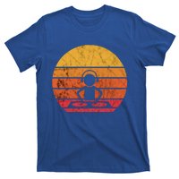 Dj Music Producer Beatmaker Retro Vintage Sunset Turntable Gift T-Shirt