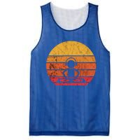 Dj Music Producer Beatmaker Retro Vintage Sunset Turntable Gift Mesh Reversible Basketball Jersey Tank