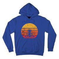 Dj Music Producer Beatmaker Retro Vintage Sunset Turntable Gift Tall Hoodie