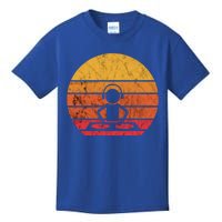 Dj Music Producer Beatmaker Retro Vintage Sunset Turntable Gift Kids T-Shirt