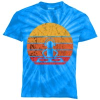 Dj Music Producer Beatmaker Retro Vintage Sunset Turntable Gift Kids Tie-Dye T-Shirt