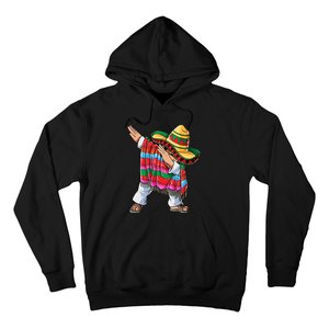 Dabbing Mexican Poncho Cinco De Mayo Boy Sombrero Dab Hoodie