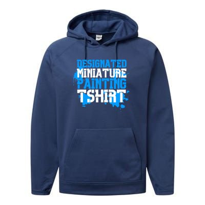 Designated Miniature Painting Performance Fleece Hoodie