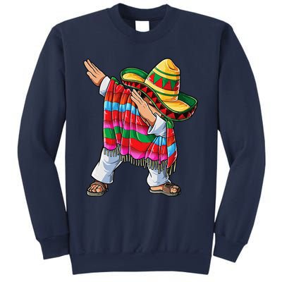 Dabbing Mexican Poncho Cinco De Mayo Sombrero Dab Sweatshirt