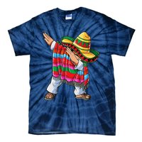 Dabbing Mexican Poncho Cinco De Mayo Sombrero Dab Tie-Dye T-Shirt