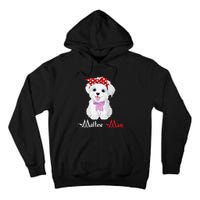 Dog Mama Puppy Mom Maltese Tall Hoodie