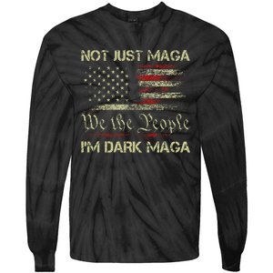 Dark Maga Patriotic Trump Republicans Conservatives Tie-Dye Long Sleeve Shirt