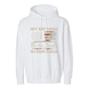 Dark Maga Patriotic Trump Republicans Conservatives Garment-Dyed Fleece Hoodie