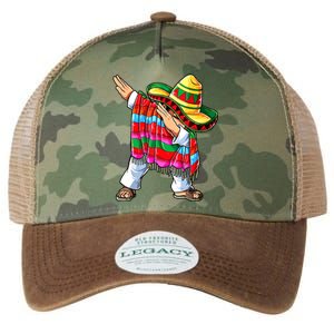 Dabbing Mexican Poncho Cinco De Mayo Boy Short Sleeve Sombrero Dab Legacy Tie Dye Trucker Hat