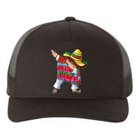 Dabbing Mexican Poncho Cinco De Mayo Boy Short Sleeve Sombrero Dab Yupoong Adult 5-Panel Trucker Hat