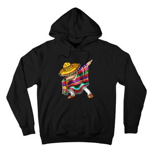 Dabbing Mexican Poncho Cinco De Mayo Men Sombrero Dab Hoodie