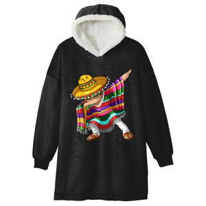 Dabbing Mexican Poncho Cinco De Mayo Men Sombrero Dab Hooded Wearable Blanket