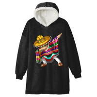 Dabbing Mexican Poncho Cinco De Mayo Men Sombrero Dab Hooded Wearable Blanket