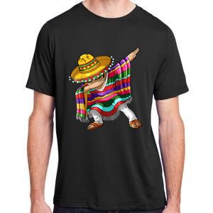 Dabbing Mexican Poncho Cinco De Mayo Men Sombrero Dab Adult ChromaSoft Performance T-Shirt