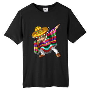 Dabbing Mexican Poncho Cinco De Mayo Men Sombrero Dab Tall Fusion ChromaSoft Performance T-Shirt