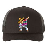 Dabbing Mexican Poncho 5 Cinco De Mayo Sombrero Dab Yupoong Adult 5-Panel Trucker Hat