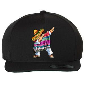 Dabbing Mexican Poncho 5 Cinco De Mayo Sombrero Dab Wool Snapback Cap