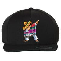 Dabbing Mexican Poncho 5 Cinco De Mayo Sombrero Dab Wool Snapback Cap