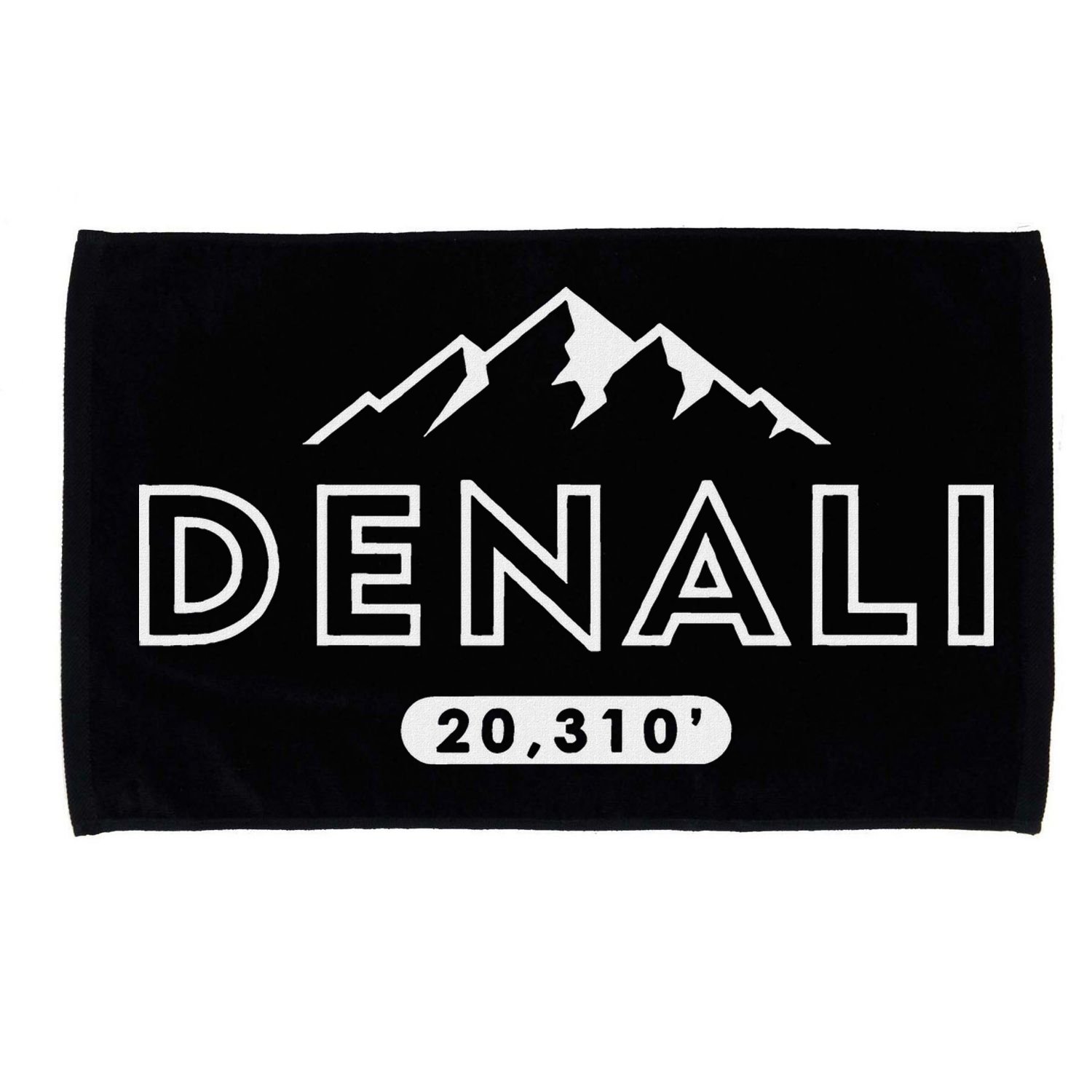 Denali Mountain Peak Elevation Alaska National Park Microfiber Hand Towel