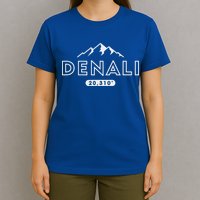 Denali Mountain Peak Elevation Alaska National Park T-Shirt