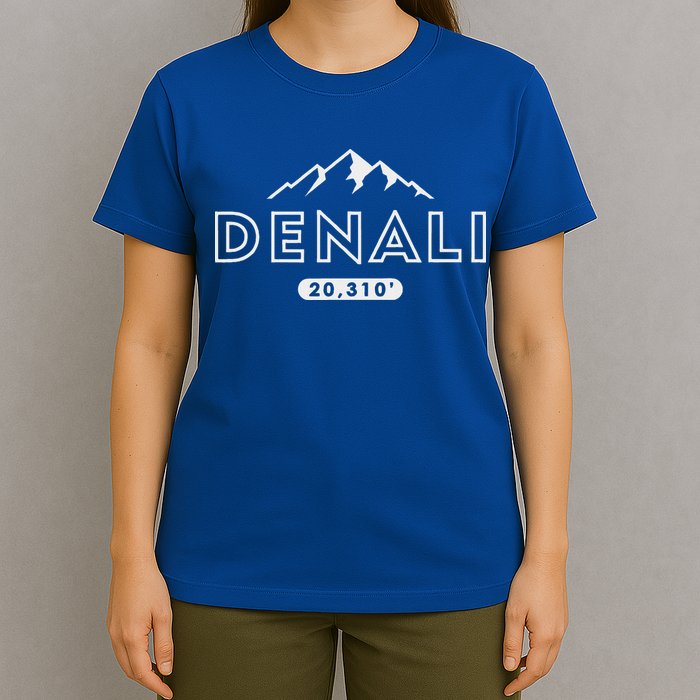 Denali Mountain Peak Elevation Alaska National Park T-Shirt