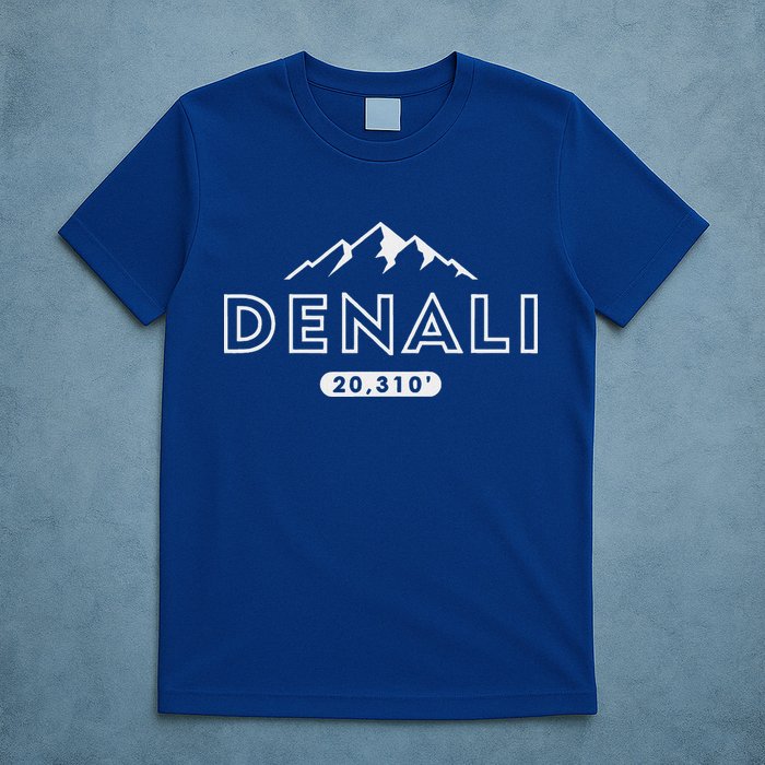 Denali Mountain Peak Elevation Alaska National Park T-Shirt