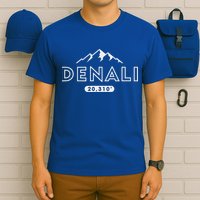 Denali Mountain Peak Elevation Alaska National Park T-Shirt