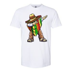 Dabbing Mexican Poncho Cinco de Mayo Softstyle CVC T-Shirt