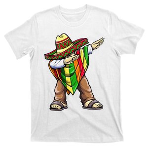 Dabbing Mexican Poncho Cinco de Mayo T-Shirt