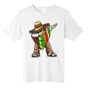 Dabbing Mexican Poncho Cinco de Mayo Tall Fusion ChromaSoft Performance T-Shirt