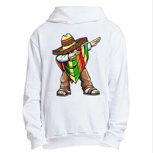 Dabbing Mexican Poncho Cinco de Mayo Urban Pullover Hoodie