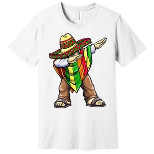 Dabbing Mexican Poncho Cinco de Mayo Premium T-Shirt