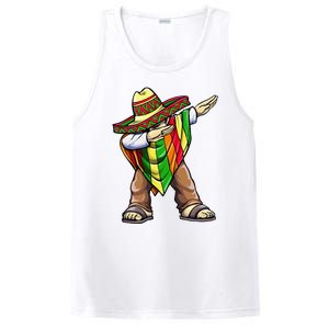 Dabbing Mexican Poncho Cinco de Mayo PosiCharge Competitor Tank